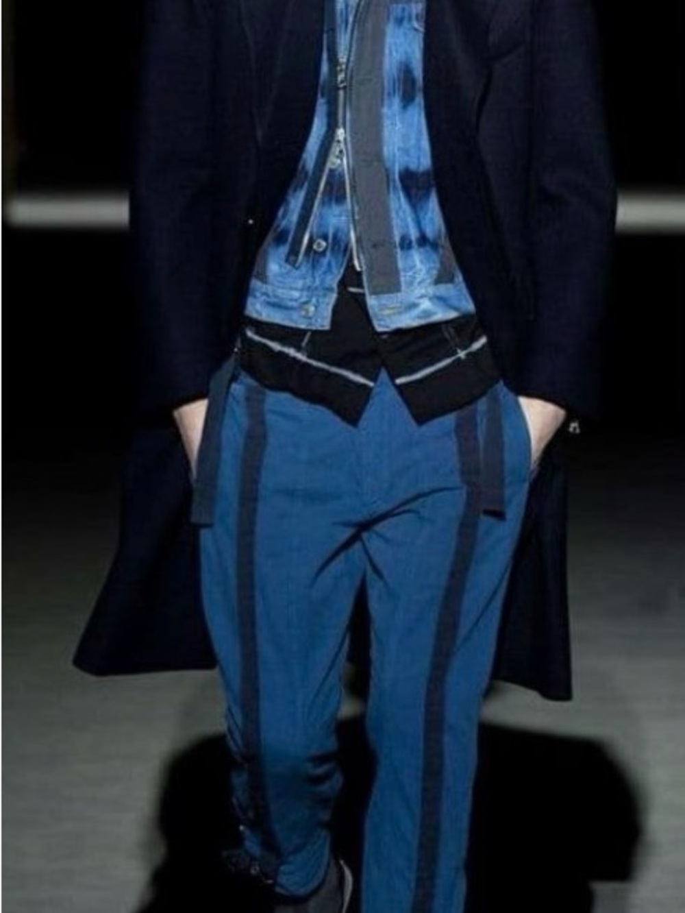 Dries Van Noten Men’s Bondage Trousers A/W14 Size 46 IT Waist 30”